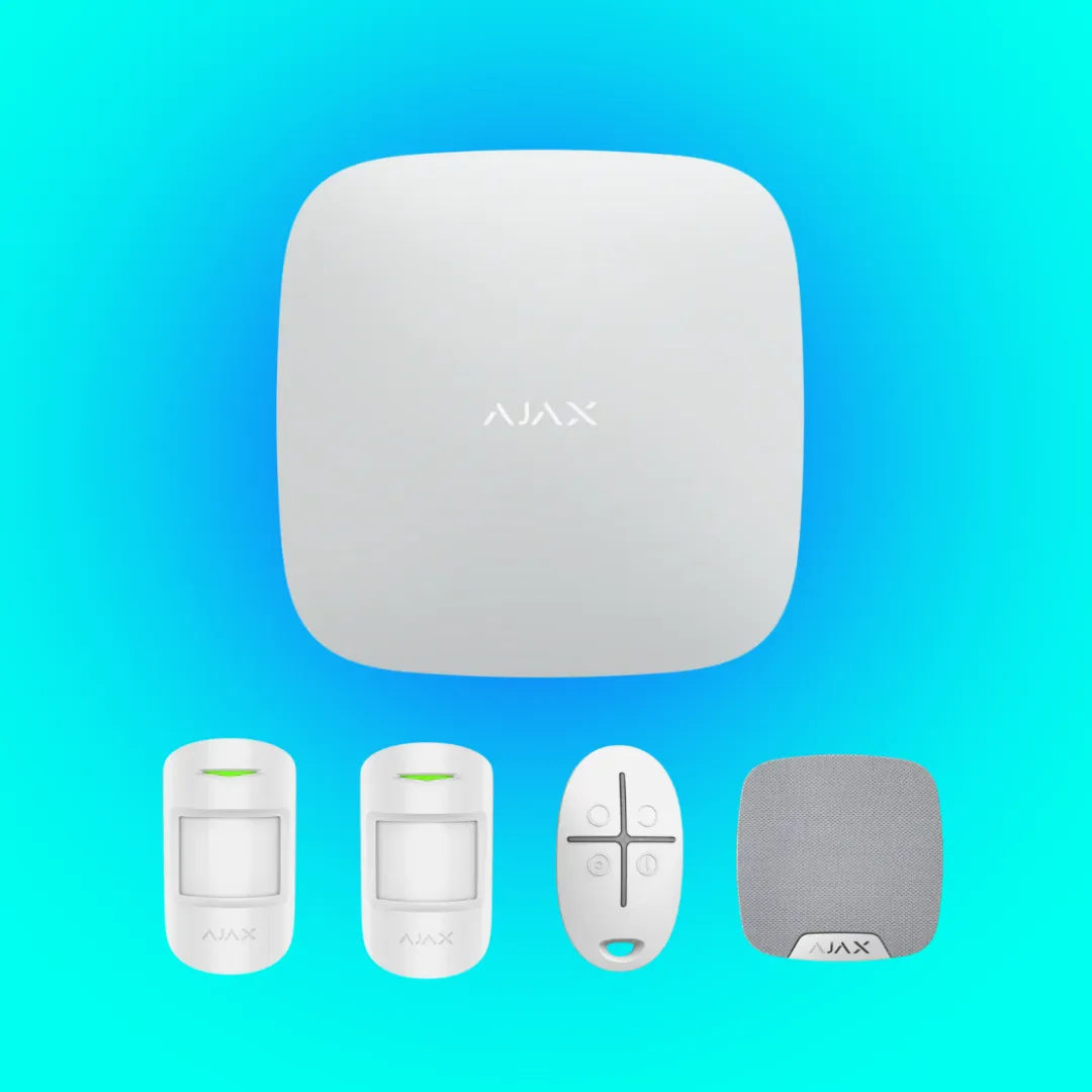 Ajax wireless alarm system kit of the kind installed for WA Seniors Card rebate claims in Perth