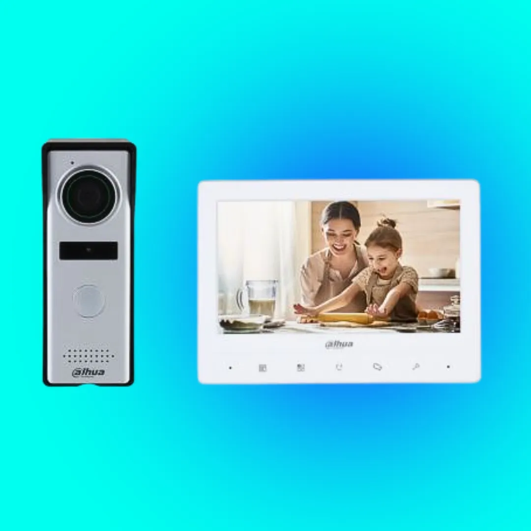 Dahua video intercom kit — door station and indoor monitor supplied and installed in Perth