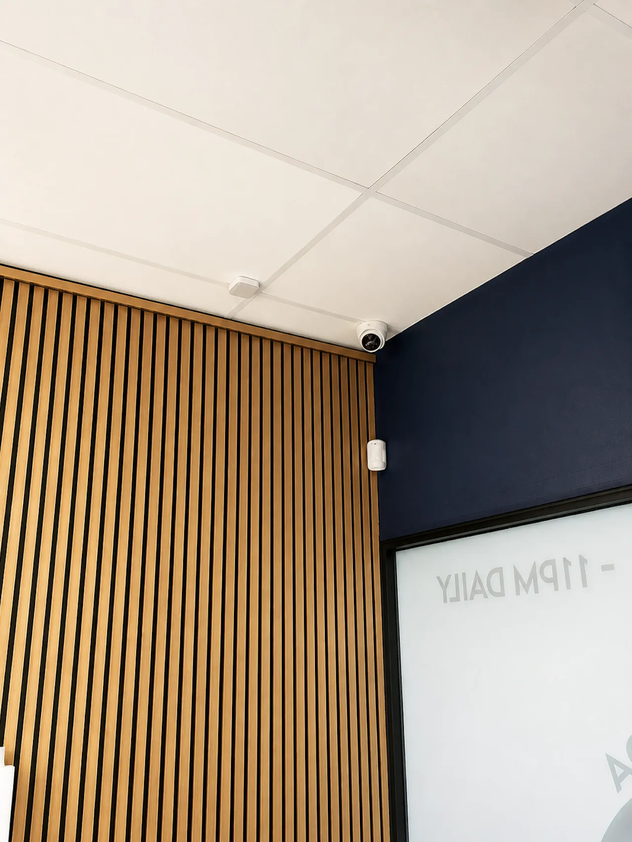 CCTV dome camera installed in commercial premises Perth